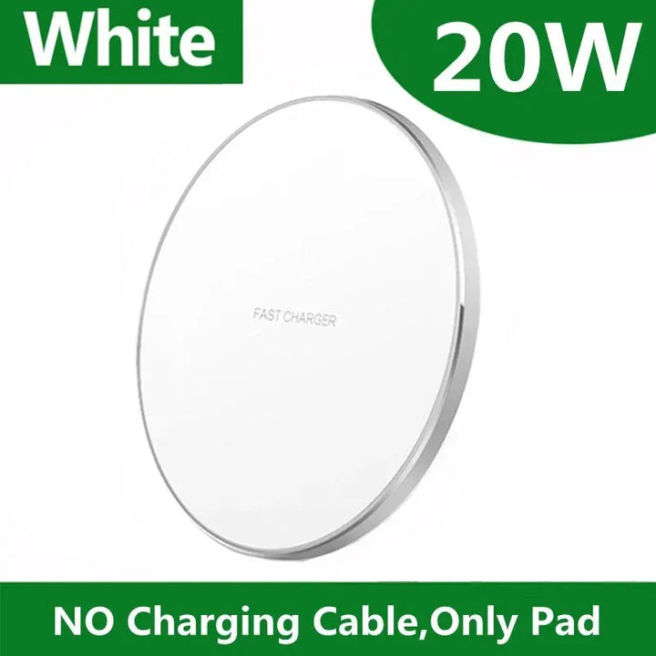 Fast Wireless Charging Pad – Compatible with iPhone & Samsung