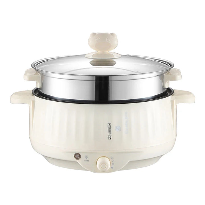 Compact Multi-Cooker – 220V Non-Stick Electric Pot for 1–2 Person Meals