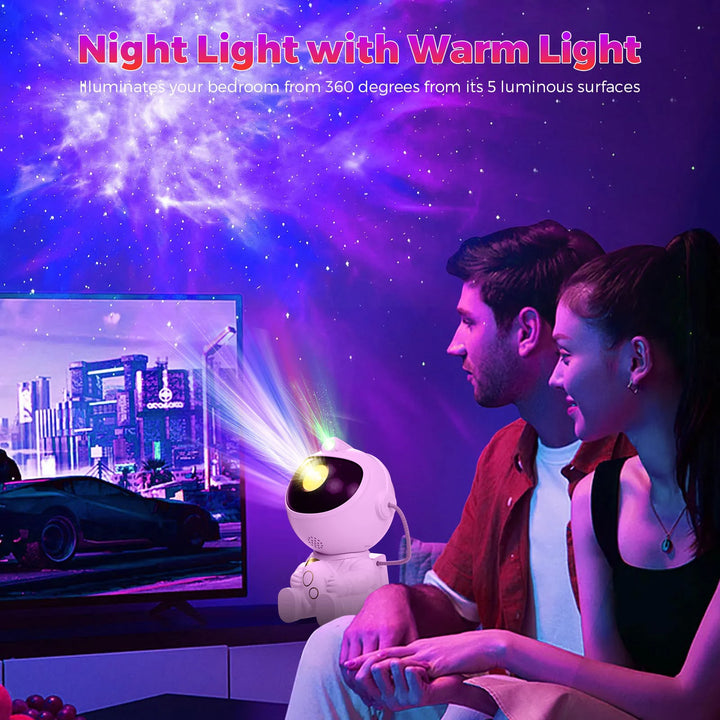 Astronaut Galaxy Projector – Starry Night Light with Remote Control