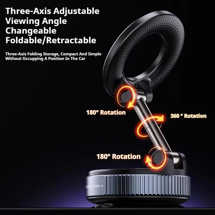 Xiaomi K007 Car Phone Holder – Magnetic, Foldable & Universal Suction Mount