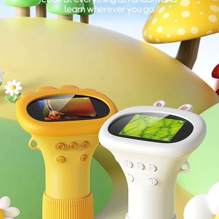 Mini Microscope for Kids – 2" Screen with 1000x Zoom, Educational Gift