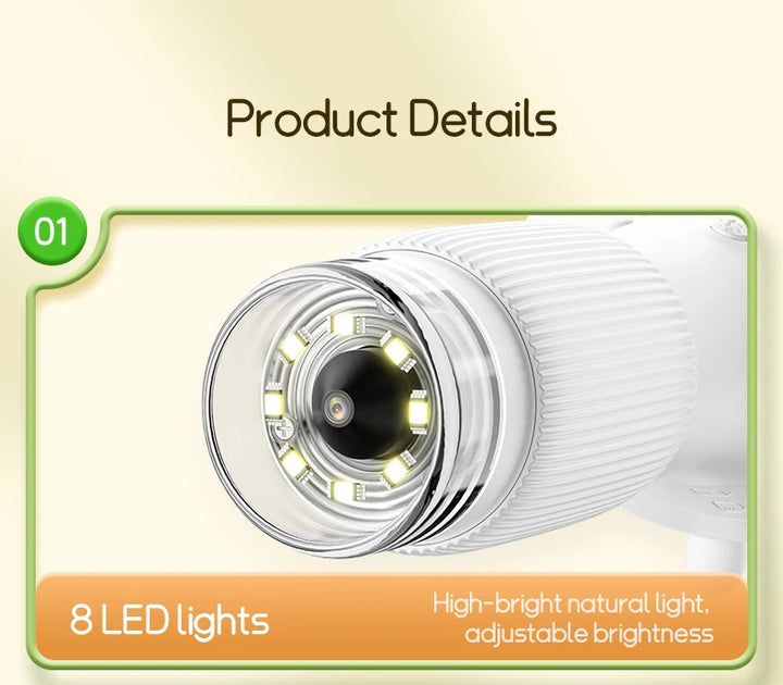 Mini Microscope for Kids – 2" Screen with 1000x Zoom, Educational Gift