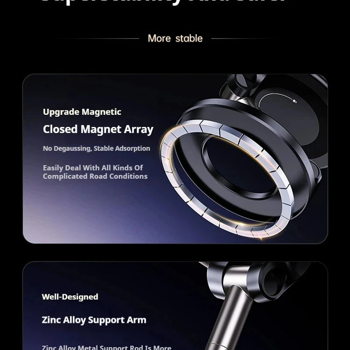 Xiaomi K007 Car Phone Holder – Magnetic, Foldable & Universal Suction Mount