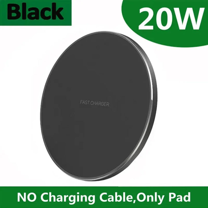 Fast Wireless Charging Pad – Compatible with iPhone & Samsung