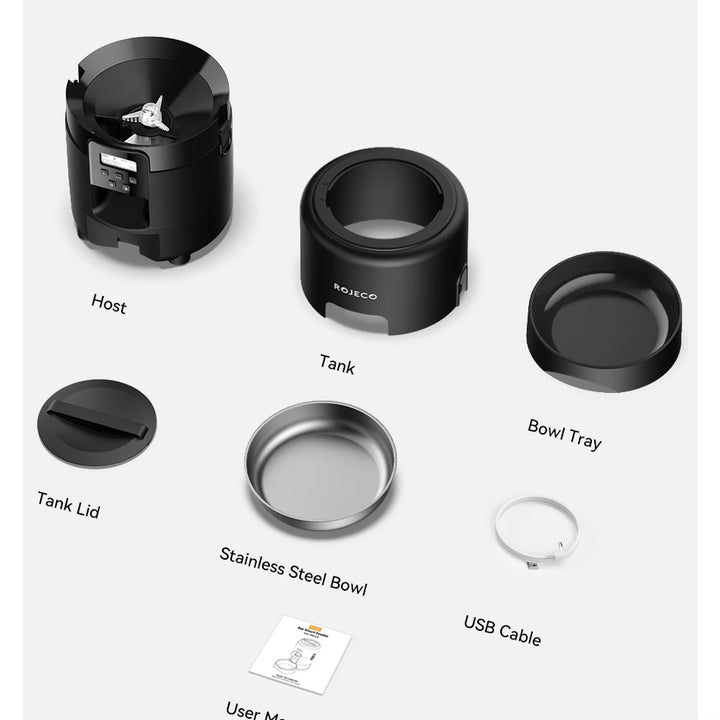 ROJECO Automatic Pet Feeder – Smart Food Dispenser for Cats & Dogs