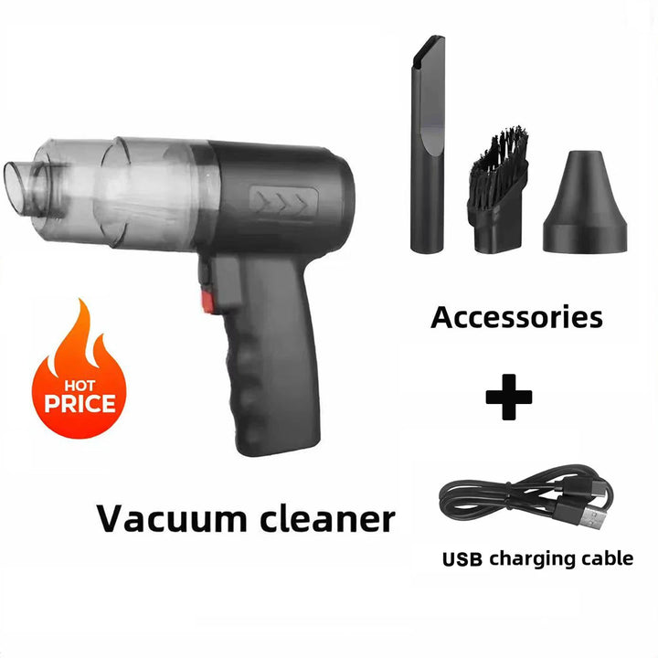 Handheld Car Vacuum Cleaner – Wireless, Dry & Wet Use