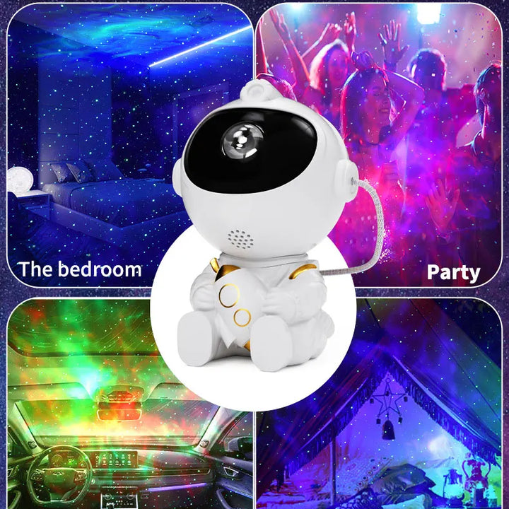 Astronaut Galaxy Projector – Starry Night Light with Remote Control