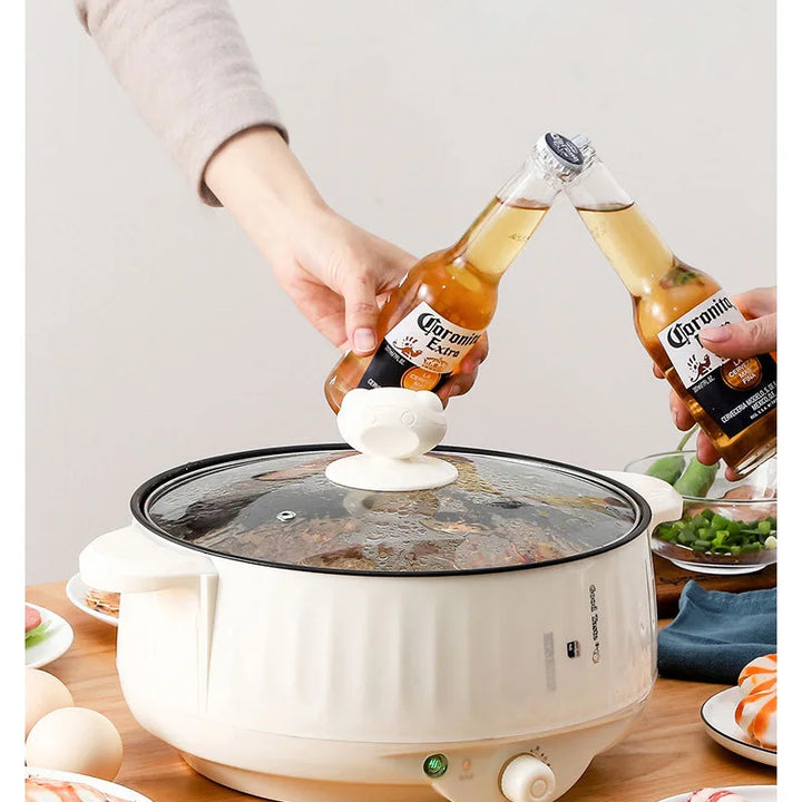 Compact Multi-Cooker – 220V Non-Stick Electric Pot for 1–2 Person Meals