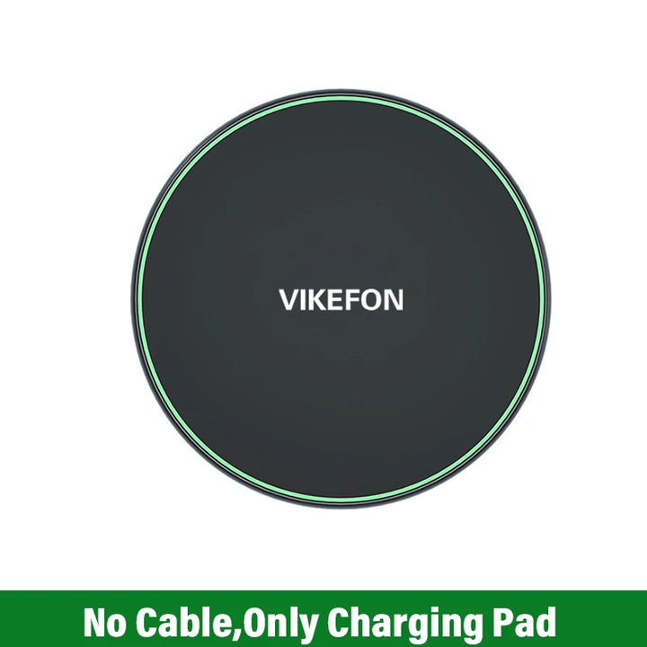 Fast Wireless Charging Pad – Compatible with iPhone & Samsung