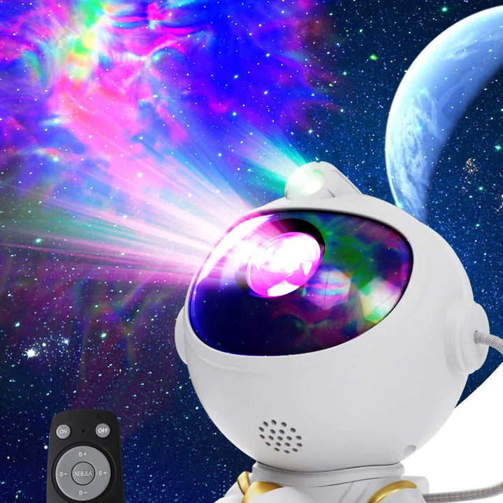 Astronaut Galaxy Projector – Starry Night Light with Remote Control