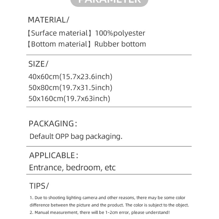 Multi-Purpose Floor Mat – Waterproof, Non-Slip Kitchen & Entryway Mat