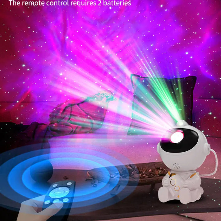 Astronaut Galaxy Projector – Starry Night Light with Remote Control