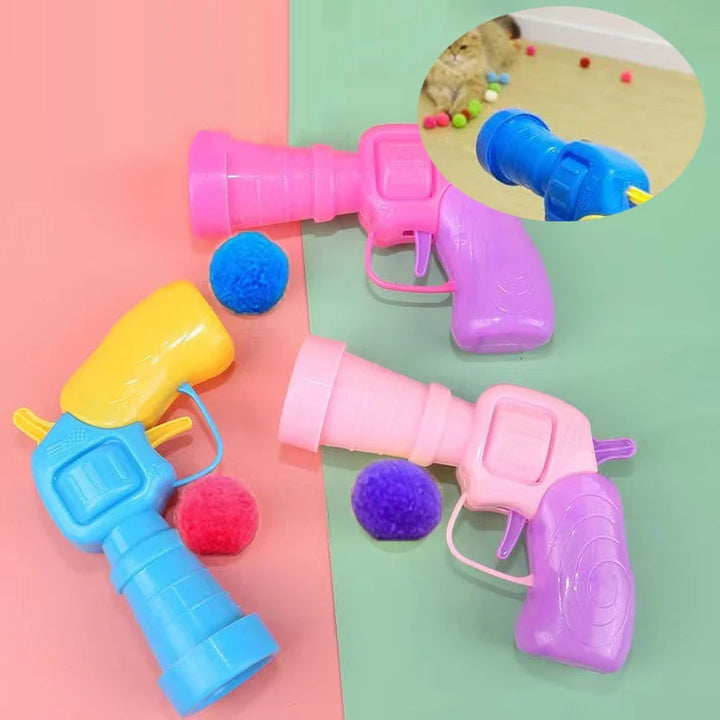 Interactive Cat Toy – Soft Ball Launcher to Keep Cats Entertained