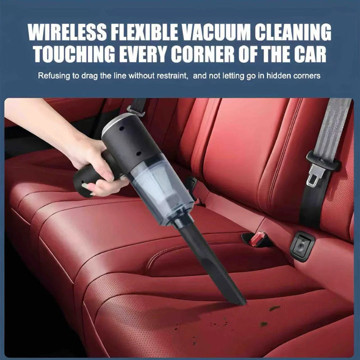 Handheld Car Vacuum Cleaner – Wireless, Dry & Wet Use