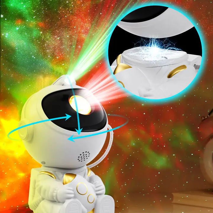 Astronaut Galaxy Projector – Starry Night Light with Remote Control