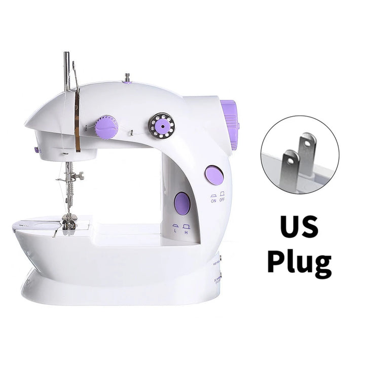 Compact Sewing Machine 202 – With Built-In Light, Cutter & Foot Pedal