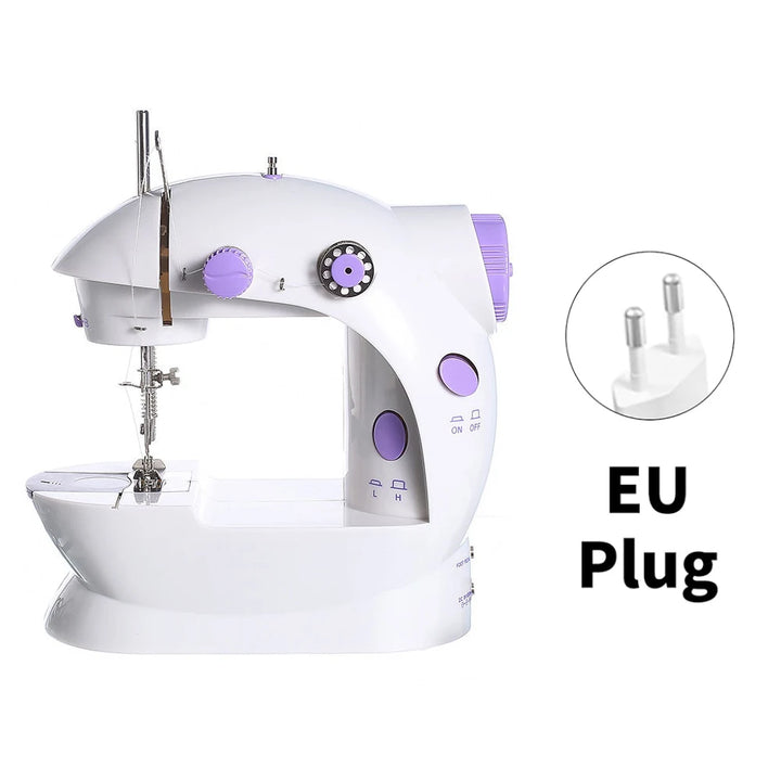 Compact Sewing Machine 202 – With Built-In Light, Cutter & Foot Pedal