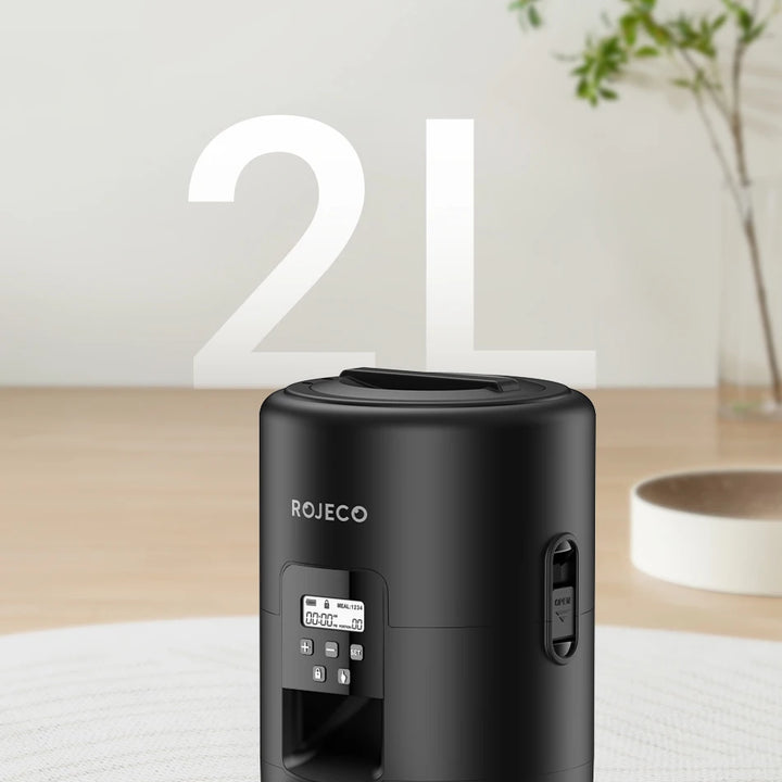 ROJECO Automatic Pet Feeder – Smart Food Dispenser for Cats & Dogs