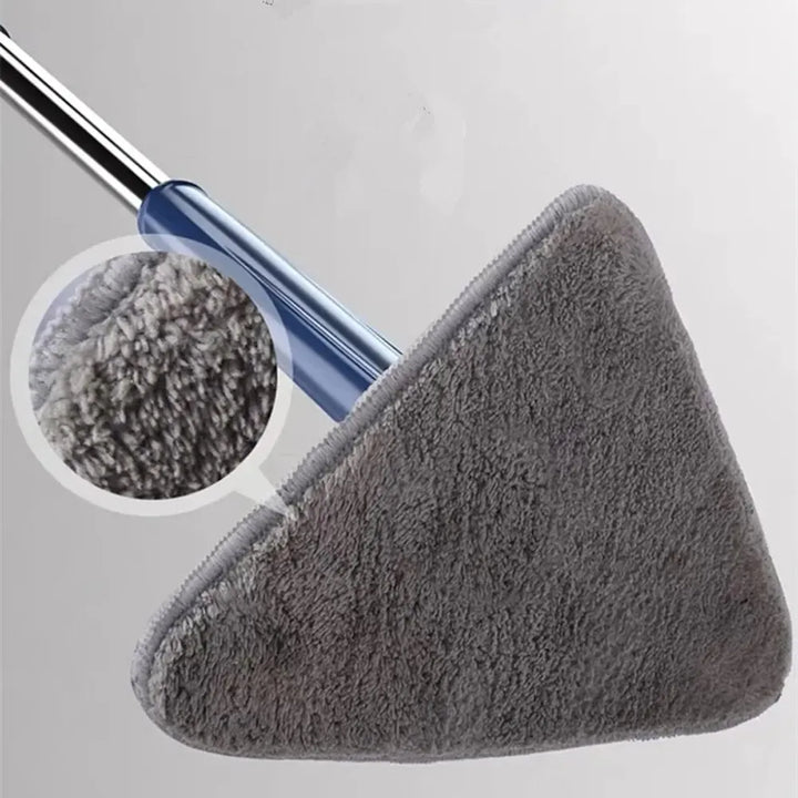 Rotatable Spin Mop – Triangle Telescopic Design for Wet/Dry Home Cleaning